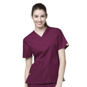 Wonder Winks Origins Bravo Lady Scrub Top Large